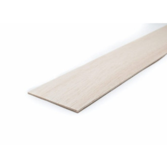 Planche balsa 15/10 (ep. 1.50mm) 10x100cm AERONAUT - FLASH RC