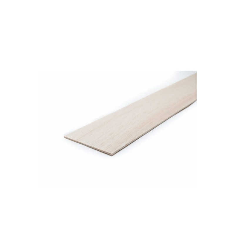 Planche balsa 15/10 (ep. 1.50mm) 10x100cm AERONAUT - FLASH RC