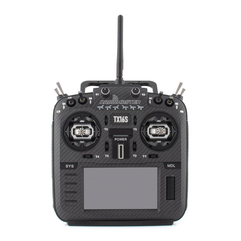 RadioMaster TX16s MKII Black Manche AG01, ELRS 16ch 2,4GHz - FLASH RC