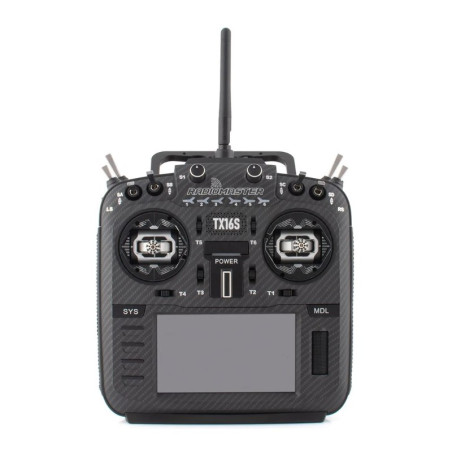 RadioMaster TX16s MKII Black Manche AG01, ELRS 16ch 2,4GHz