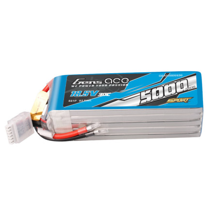 Batterie Gen ace lipo 5S 18.5V 5000mAh 30C fils à souder 