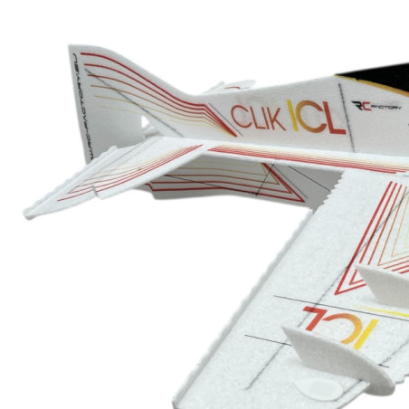 Avion RC Factory Clik ICL rouge env.0.83m