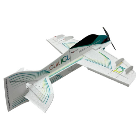 Avion RC Factory Clik ICL bleu env.0.83m - FLASH RC
