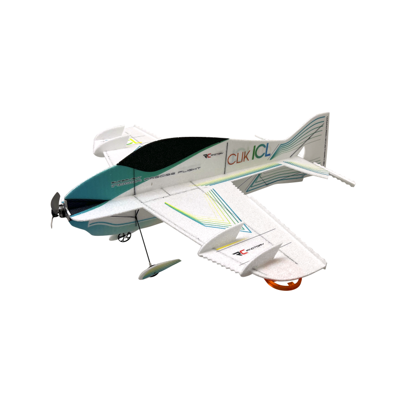 Avion RC Factory Clik ICL bleu env.0.83m - FLASH RC