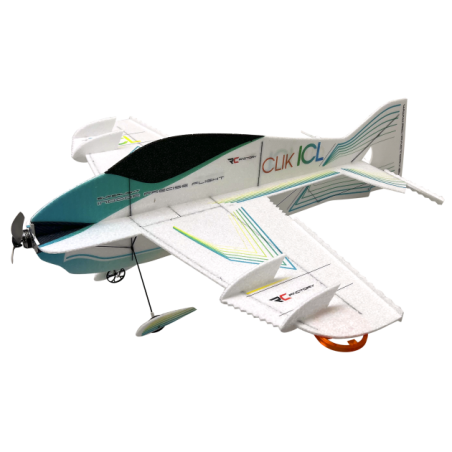Avion RC Factory Clik ICL bleu env.0.83m - FLASH RC