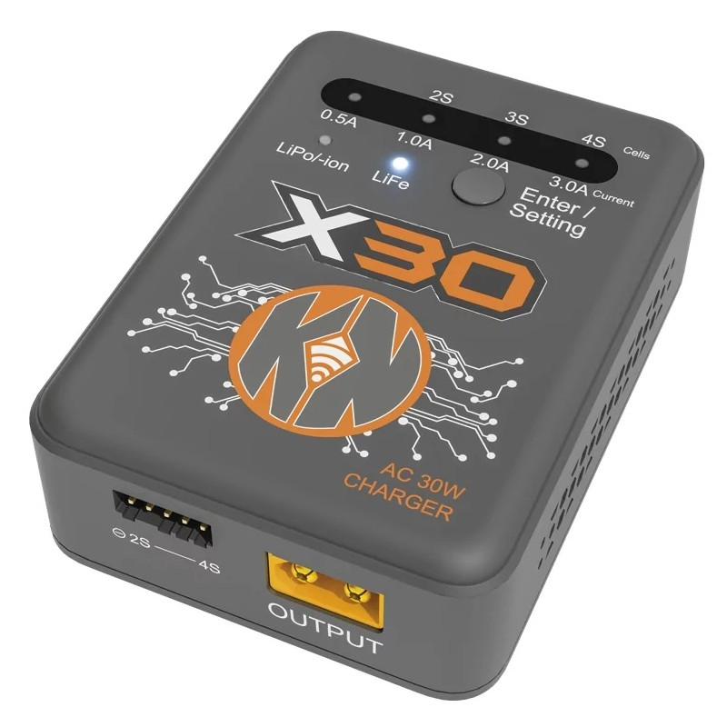 Multi-chargeur AC 30W LiPo - Li ion - LiFe