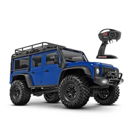 TRX-4M LAND ROVER DEFENDER 1/18 bleu - FLASH RC