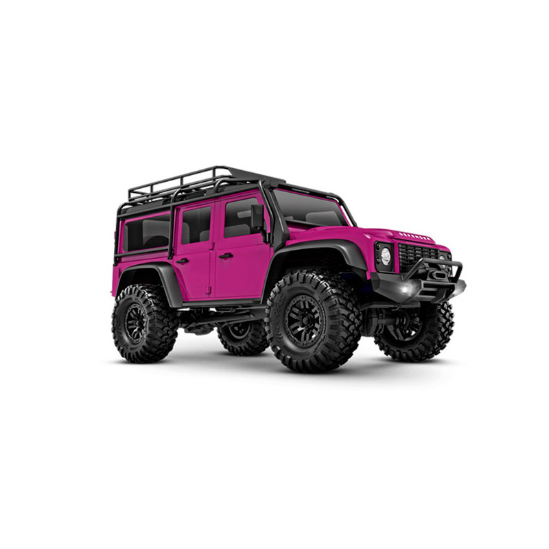 TRX-4M LAND ROVER DEFENDER 1/18 rose - FLASH RC