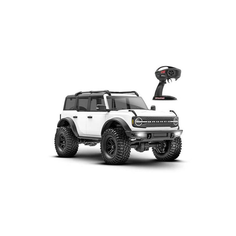 TRX-4M FORD BRONCO 1/18 BLANC - FLASH RC