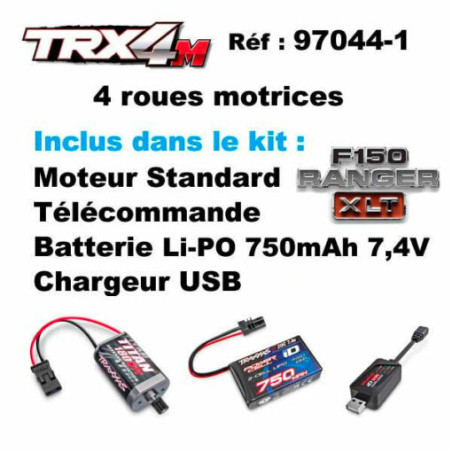 TRX-4M F150 1/18 MARRON