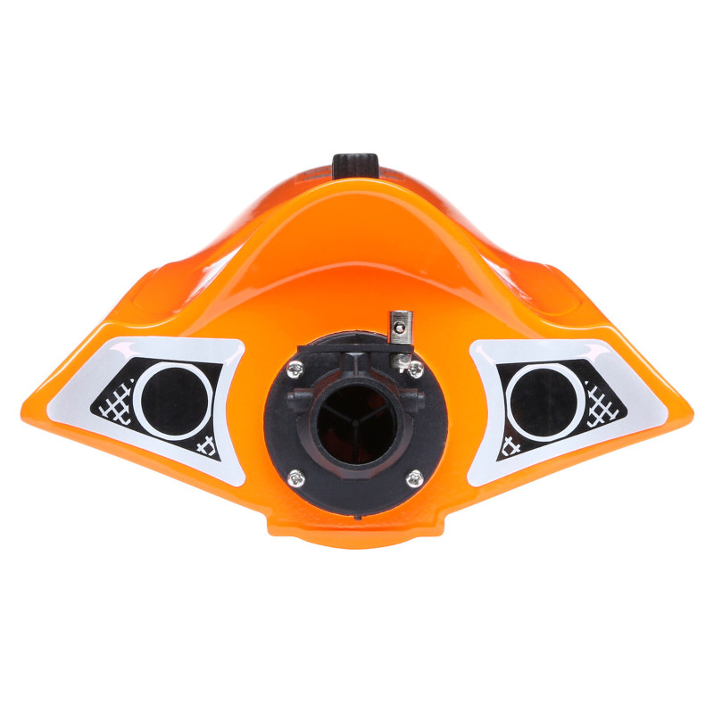 Jet Jam V2 12" Self-Righting Pool Racer Brushed RTR, Orange - FLASH RC