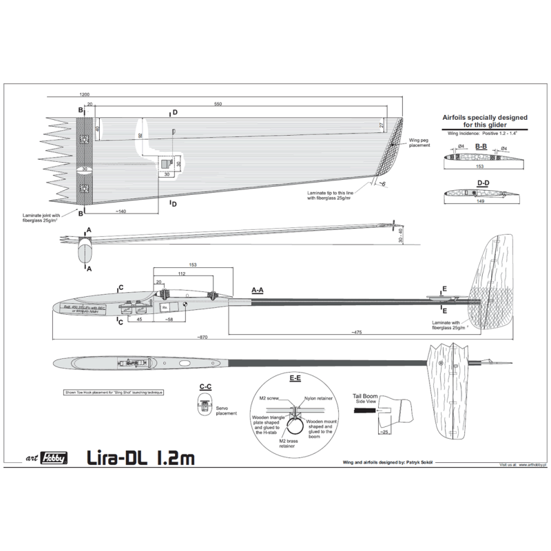 ART hobby LIRA / 1200 mm / ELEKTRO