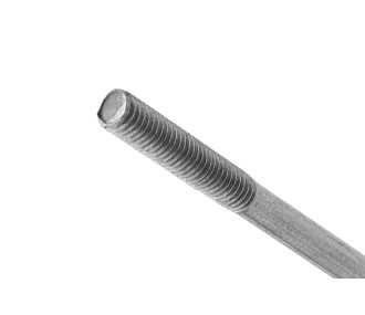 Varillas roscadas de acero galvanizado M2.5, 200 mm, eje de 2,1 mm, 5 unidades