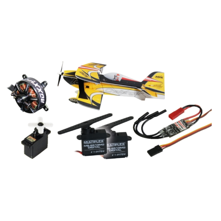 Multiplex Challenger jaune/noir High Performance Set env.0.85m
