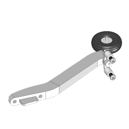 224304 - Set de roulette de queue av. Ressort et vis Extra 300 S