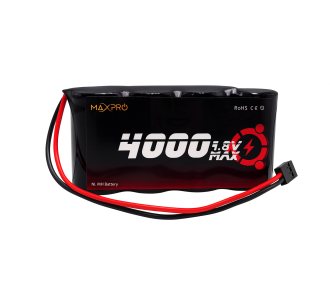 Receiver batteries - Battery 4,8V 4000mAh NiMh flat FLASH RC - FLASH RC