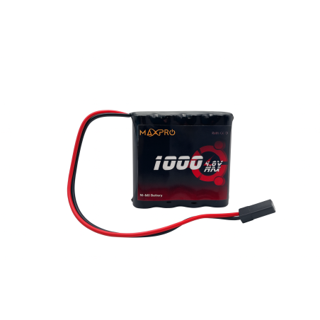 Empfängerbatterien - Batterie 4,8V 1000mAh NiMh flach FLASH RC - FLASH RC