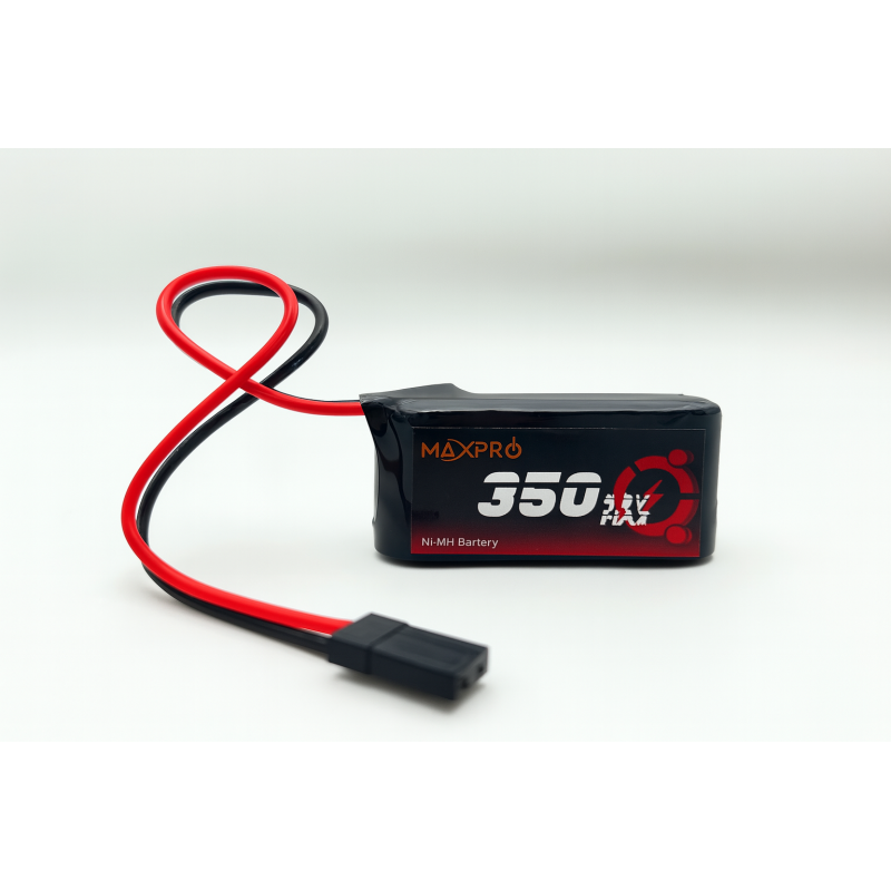 Batteries de réception - Batterie 4,8V 350mAh NiMh 1/3AA MaxPro - FLASH RC