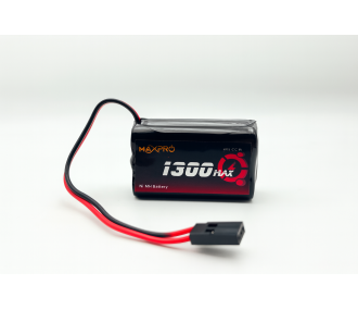 Batteries de réception - Batterie 4,8V 1300mAh NiMh bloc AA MaxPro - FLASH RC