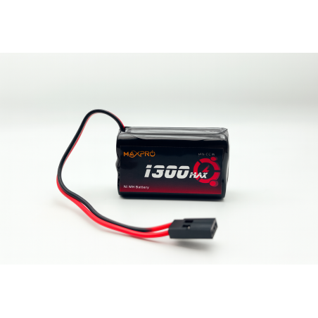 Batteries de réception - Batterie 4,8V 1300mAh NiMh bloc AA MaxPro - FLASH RC