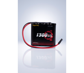 Baterías receptor - Batería 4,8V 1300mAh NiMh plana AA FLASH RC - FLASH RC