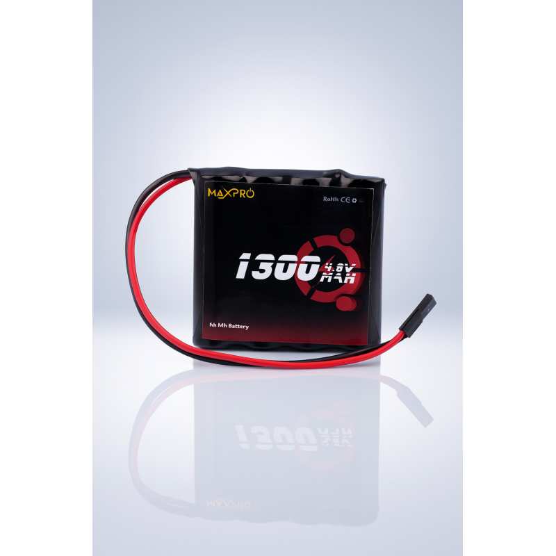 Baterías receptor - Batería 4,8V 1300mAh NiMh plana AA FLASH RC - FLASH RC