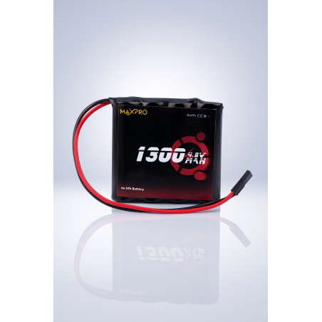 Receiver batteries - Battery 4,8V 1300mAh NiMh flat AA FLASH RC - FLASH RC