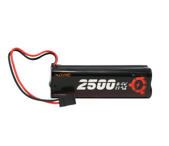 Batteries d'émission - Batterie Tx 9,6V 2500mAh NiMh (UNI/JR) format bloc AA MaxPro - FLASH RC