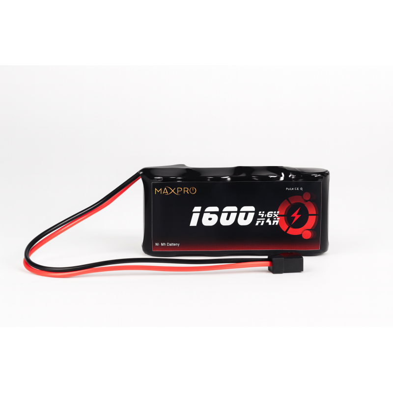 Batteries de réception - Batterie 4,8V 1600mAh NiMh MaxPro - FLASH RC