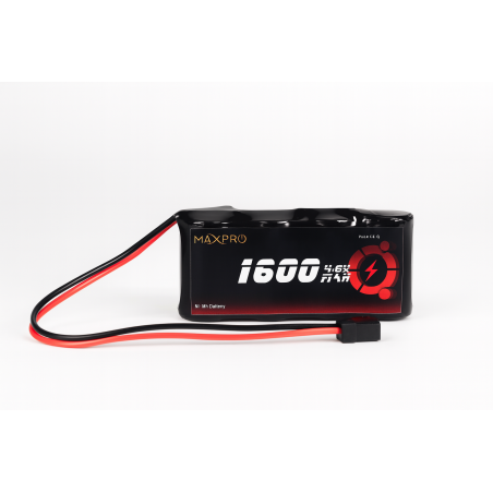 Batteries de réception - Batterie 4,8V 1600mAh NiMh MaxPro - FLASH RC