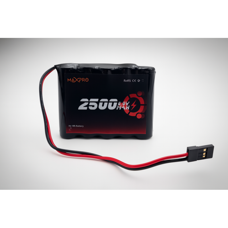 Batterie per riceventi - Batteria 6,0V 2500mAh NiMh piatta AA FLASH RC - FLASH RC
