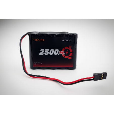 Empfängerbatterien - Batterie 6,0V 2500mAh NiMh flach AA FLASH RC - FLASH RC