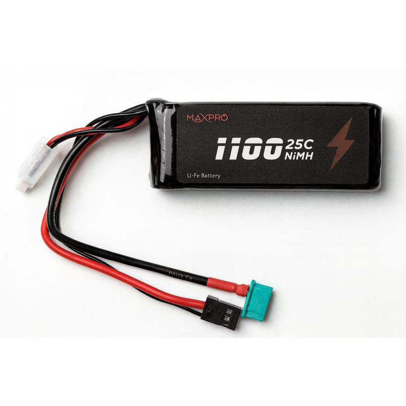 Batterie LiFe MaxPro 6.6V 1100mAh 25C JR/MPX - FLASHRC
