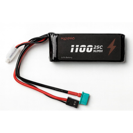 Batterie LiFe MaxPro 6.6V 1100mAh 25C JR/MPX - FLASHRC