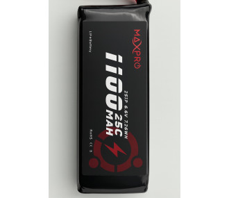 Batterie LiFe MaxPro 6.6V 1100mAh 25C JR/MPX 2