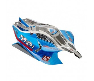 ARRMA AR406118 Body Blue Painted W/Decals Typhon 6S BLX - FLASH RC