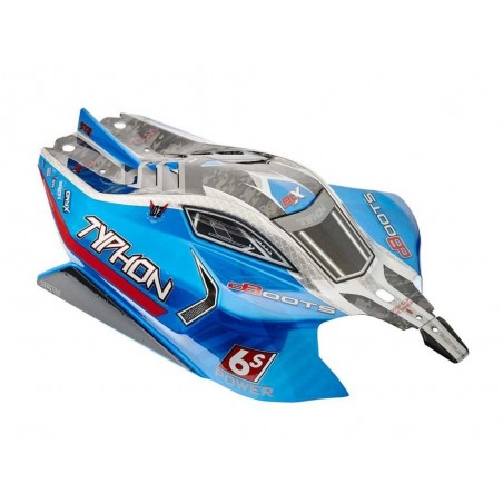 ARRMA AR406118 Body Blue Painted W/Decals Typhon 6S BLX - FLASH RC