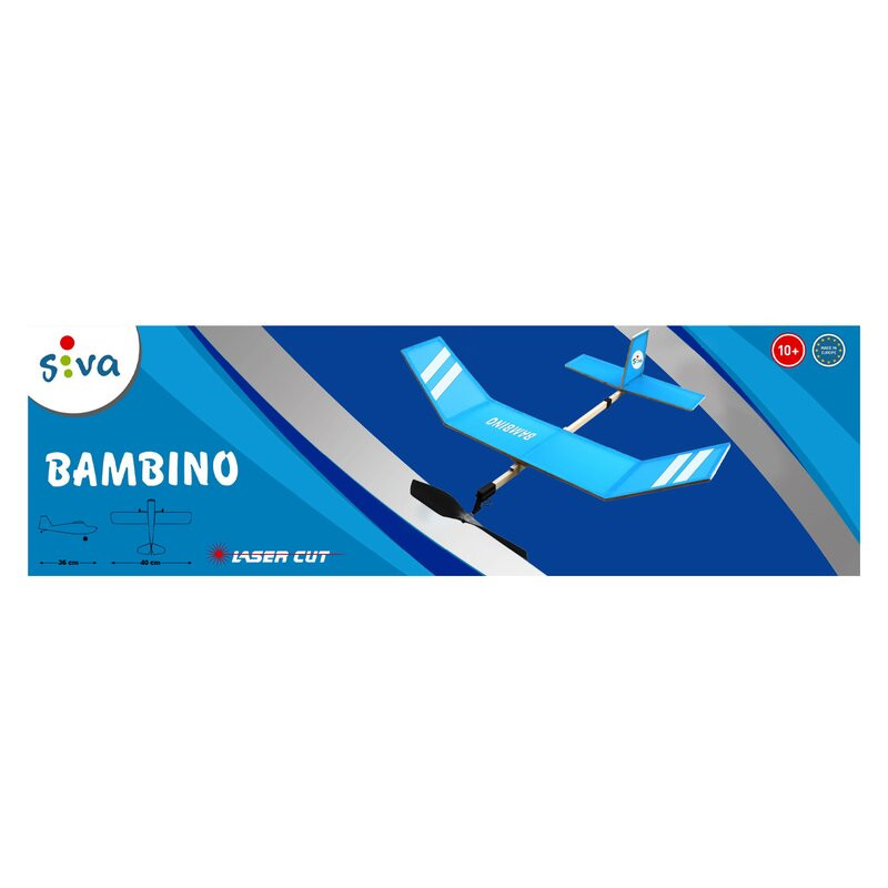 Bambino Maquette de moteur en caoutchouc en kit en bois
