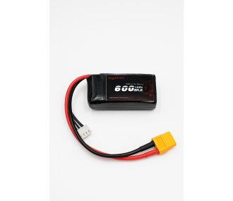 Batterie lipo 3S 11,1V 600mAh 120C prise XT60 - FLASHRC