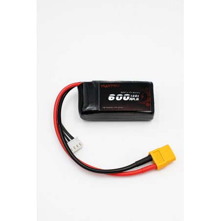 Batterie lipo 3S 11,1V 600mAh 120C prise XT60