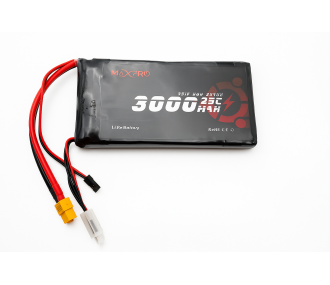 Batterie LiFe MaxPro 9.9V 3000mAh 25C JR/XT60 - FLASHRC