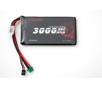Batterie LiFe MaxPro 6.6V 3000mAh 25C JR/MPX - FLASHRC