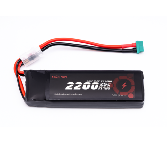 Batterie LiFe MaxPro 6.6V 2200mAh 25C JR/MPX - FLASHRC