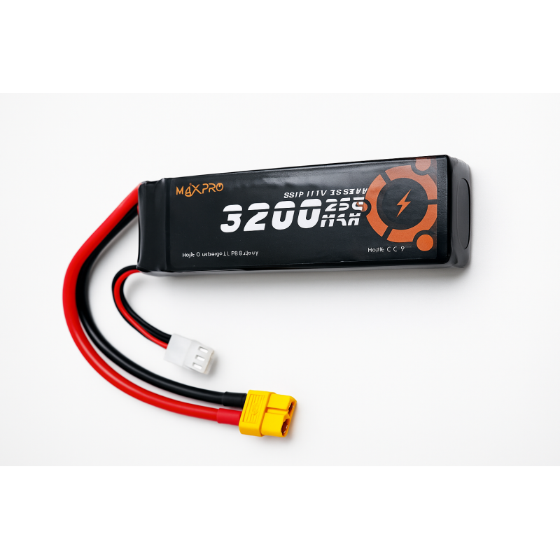 Batterie lipo MaxPro 3S 11.1V 3200mAh 25C prise XT60  - FLASHRC