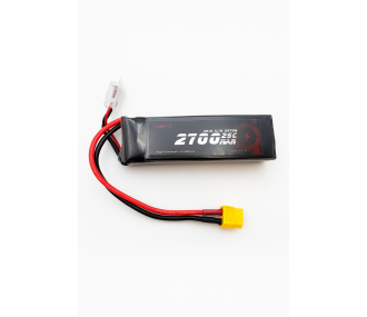 Batterie lipo MaxPro 3S 11.1V 2700mAh 25C prise XT60 - FLASHRC