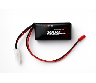 Batterie lipo MaxPro 2S 7.4V 1000mAh 25C prise jst-bec - FLASHRC