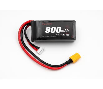 Batterie lipo 3S 11.1V 900mAh 120C prise XT60 - FLASHRC
