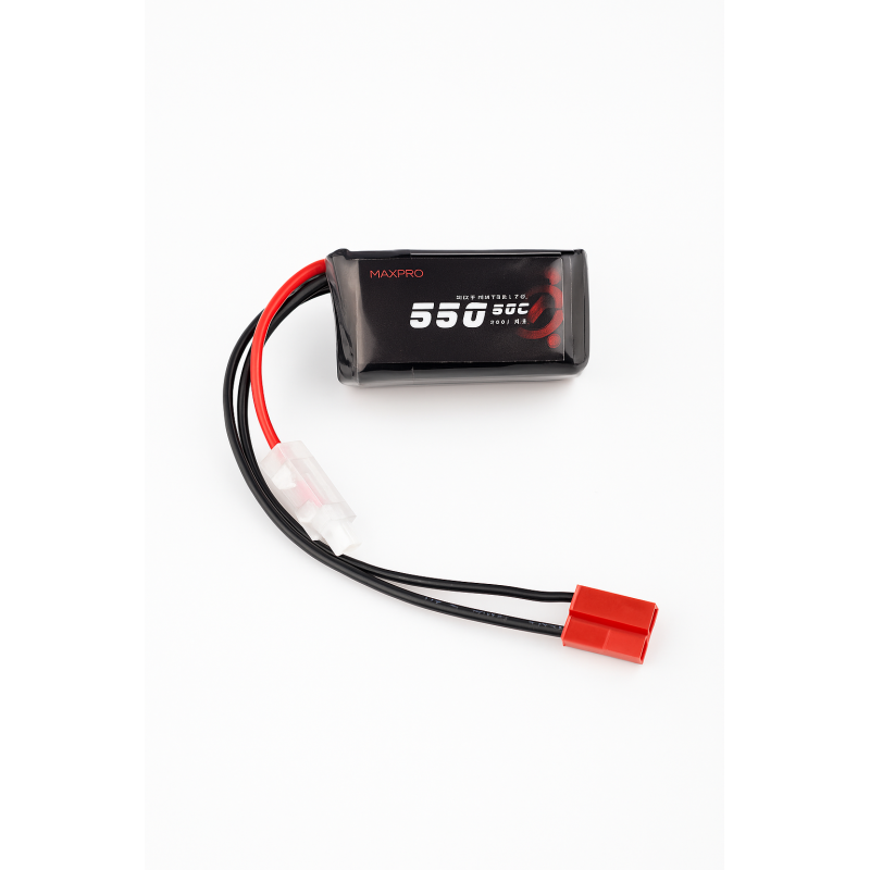 Batterie LiPo MaxPro 3S 11.1v 550mah en 50c jst-bec -FLASH RC