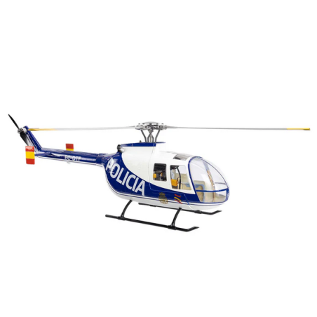 hélicoptère Flywing BO-105 4-Blade Blue Policia RTF
