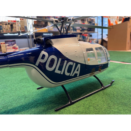 hélicoptère Flywing BO-105 4-Blade Blue Policia RTF